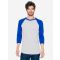 Ama t-shirt pol/cot 3/4 raglan sleeve - Topgiving