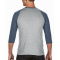 Anvil t-shirt triblend 3/4 raglan sleeve - Topgiving