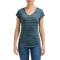 Anvil v-neck t-shirt streaker for her - Topgiving