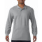 Gildan polo premium cotton double pique ls for him - Topgiving