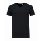 L&s t-shirt v-neck fine cotton elasthan - Topgiving