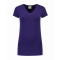 L&s t-shirt v-neck cot/elast ss for her - Topgiving