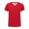 L&s t-shirt double-v cot/elast ss for him - Topgiving