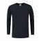 L&s t-shirt crewneck cot/elast ls for him - Topgiving