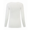 L&s t-shirt crewneck cot/elast ls for her - Topgiving