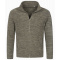 Stedman melange fleece cardigan active for him - Topgiving