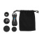 Clipon 3-in-1 objektiv set teleobjektive - Topgiving