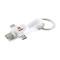 Connection 3-in-1 schlüsselanhänger mit ladekabel - Topgiving
