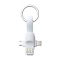 Connection 3-in-1 schlüsselanhänger mit ladekabel - Topgiving