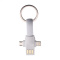 Connection 3-in-1 schlüsselanhänger mit ladekabel - Topgiving