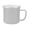 Retro silver emaille mug tasse - Topgiving