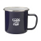 Retro silver emaille mug tasse - Topgiving