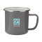 Retro silver emaille mug tasse - Topgiving