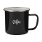 Retro silver emaille mug tasse - Topgiving