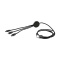 Braided cable 3-in-1 light up ladekabel - Topgiving