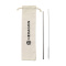 Eco rvs straw set metall-strohhalme - Topgiving