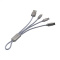 Braided cable 4-in-1 ladekabel - Topgiving