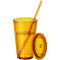 Cyclone 450 ml Isolierbecher mit Strohhalm - Topgiving