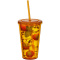 Cyclone 450 ml Isolierbecher mit Strohhalm - Topgiving