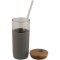 Arlo 600 ml Glasbecher mit Bambus Deckel - Topgiving