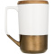 Tahoe 470 ml Keramikbecher mit Holzdeckel - Topgiving