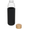 Kai 540 ml Sportflasche aus Glas mit Holzdeckel - Topgiving