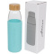 Kai 540 ml Sportflasche aus Glas mit Holzdeckel - Topgiving