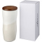Reno 370 ml doppelwandiger Keramikbecher - Topgiving