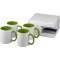 Ceramic Geschenkset mit 4 Bechern mit Sublimationsdruck - Topgiving
