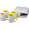 Ceramic Geschenkset mit 4 Bechern mit Sublimationsdruck - Topgiving