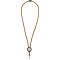 Hagen zweifarbiges Lanyard mit verstellbarem Einsatz - Topgiving