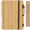 Franklin B6 Bambus Notizbuch mit Stift und Lineal - Topgiving