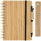 Franklin B6 Bambus Notizbuch mit Stift und Lineal - Topgiving