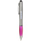 Nash beleuchteter kugelschreiber mit silbernem schaft und farbigem griff - Topgiving