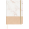 Two-tone A5 Notizbuch im Marmorlook - Topgiving