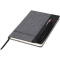 Heathered A5 Notizbuch mit Seite in Lederoptik - Topgiving