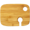 Mill vorspeisenplatte aus holz mit weinglashalterung - Topgiving