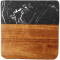 Harlow Untersetzer aus Marmor und Holz - Topgiving