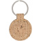 Runde Schlüsselkette im Korklook - Topgiving