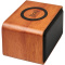 Wooden Lautsprecher mit kabellosem Lade-Pad - Topgiving