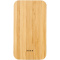 Future 6.000 mAh kabellose Powerbank mit Ladefunktion aus Bambus/Stoff - Topgiving