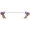 Dolphin elastisches Fitnessband mit Griff - Topgiving