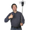Wire ausziehbarer selfie-stick - Topgiving