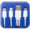 Tril 3-in-1 ladekabel - Topgiving
