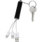 Route leuchtendes 3-in-1 Ladekabel mit Schlüsselanhänger - Topgiving