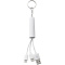 Route leuchtendes 3-in-1 Ladekabel mit Schlüsselanhänger - Topgiving