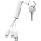 Route leuchtendes 3-in-1 Ladekabel mit Schlüsselanhänger - Topgiving
