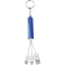 Route leuchtendes 3-in-1 Ladekabel mit Schlüsselanhänger - Topgiving
