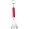 Route leuchtendes 3-in-1 Ladekabel mit Schlüsselanhänger - Topgiving