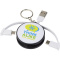 Wrap-around 3-in-1 Ladekabel mit Schlüsselring - Topgiving